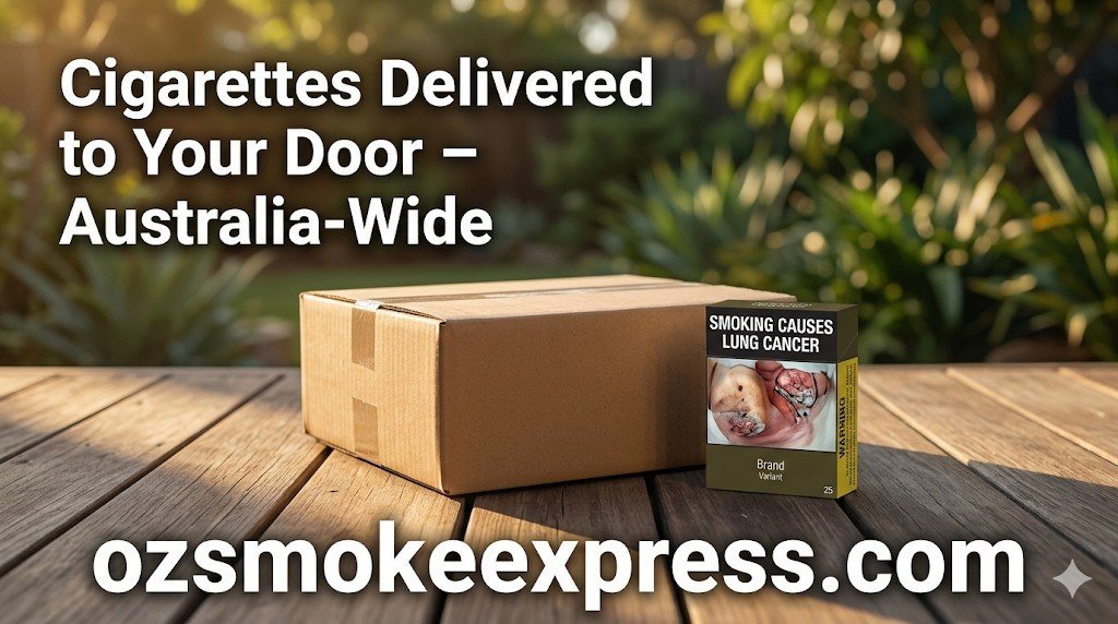 Cigarettes delivered to door Australia – discreet plain packaging fast Australia Post Oz Smoke Express