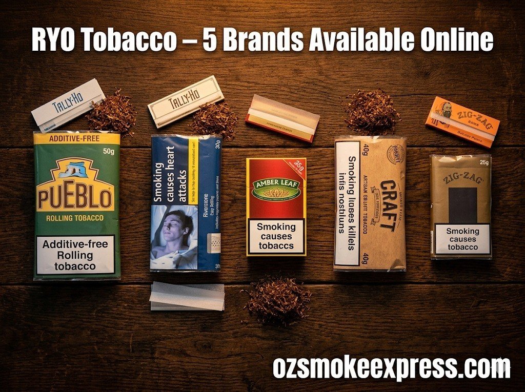 RYO tobacco Australia – Golden Virginia, Chop Chop, JPS Evolve, Champion, Manchester RYO all available online