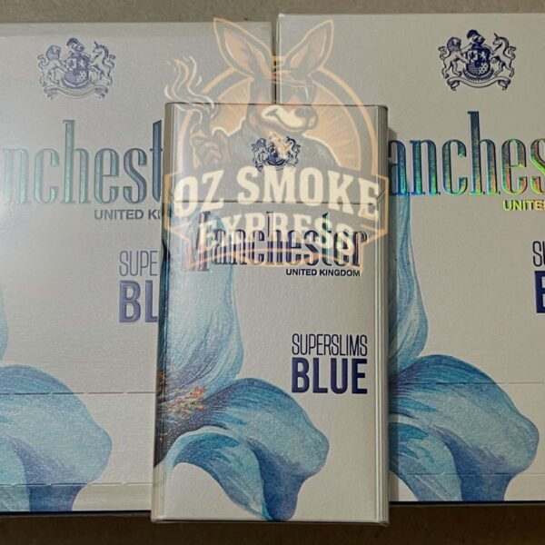 super slim cigarettes australia – Manchester Super Slim Blue buy online pack or carton