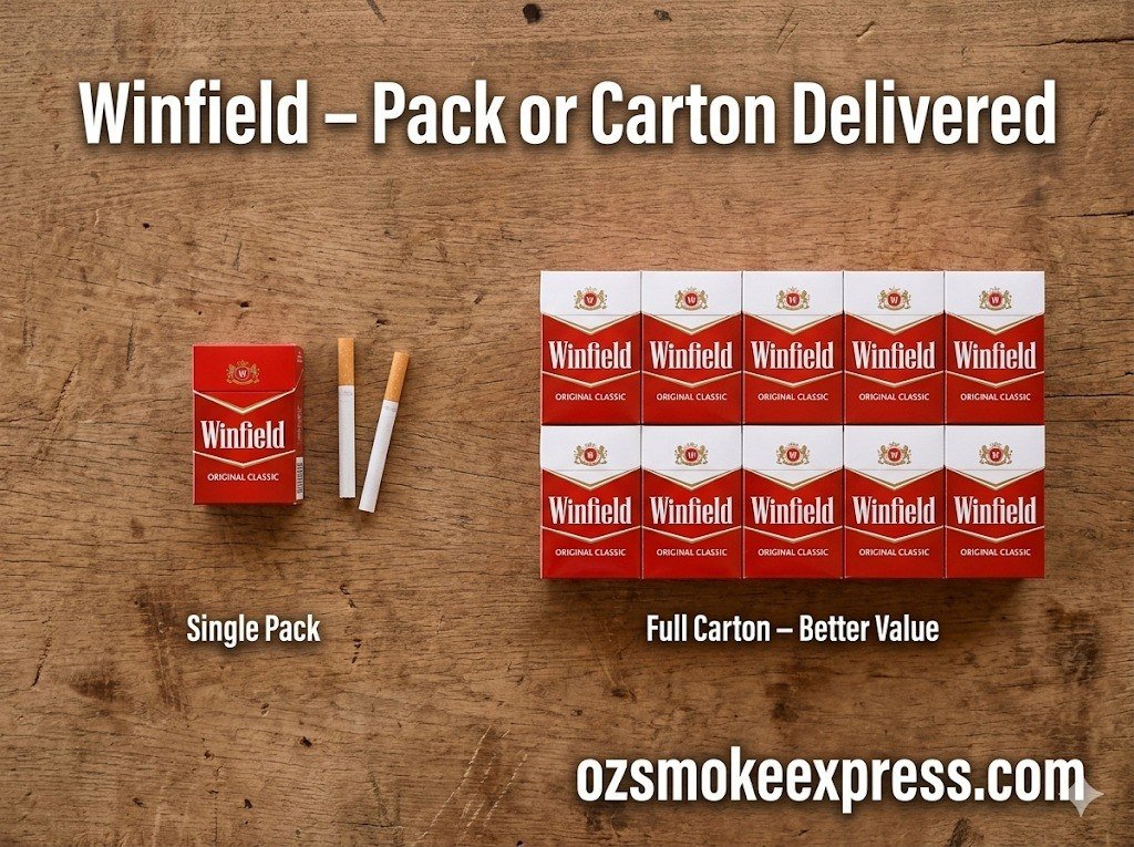 Winfield cigarettes Australia – order single pack or full carton delivered via Australia Post