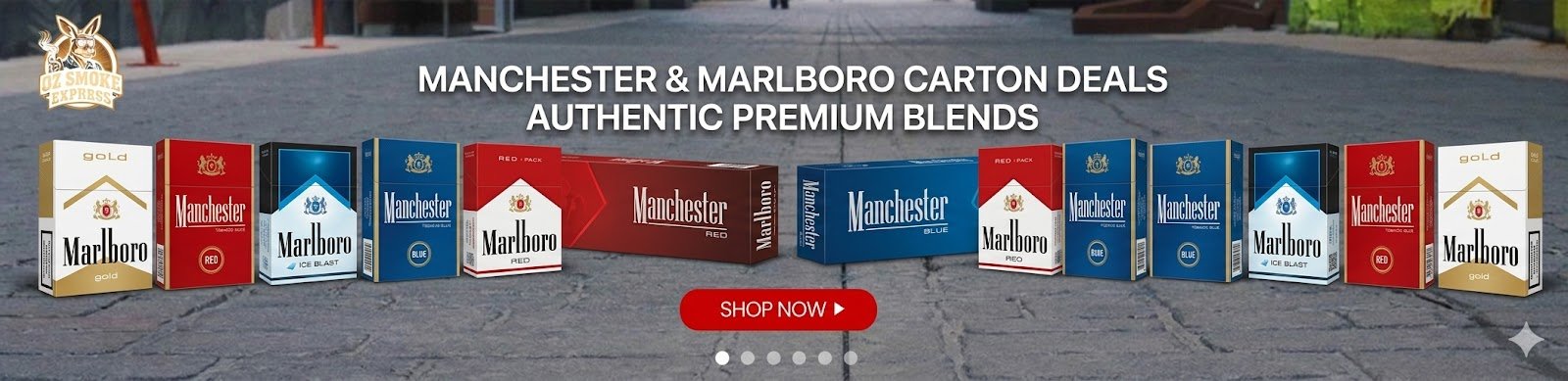 Buy Manchester and Marlboro cigarettes carton deals online Australia